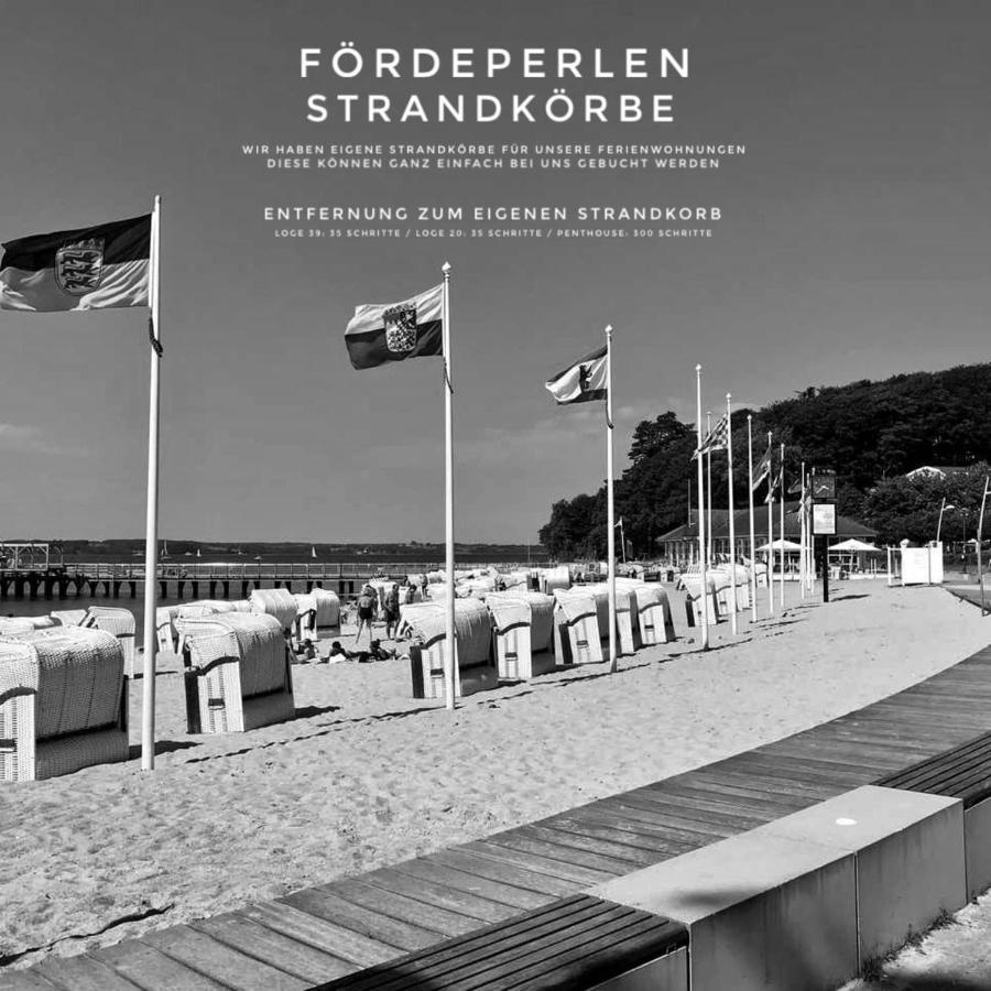 Das Penthouse Am Meer - Logenplatz An Der Foerde - 글룩스부르크 외부 사진
