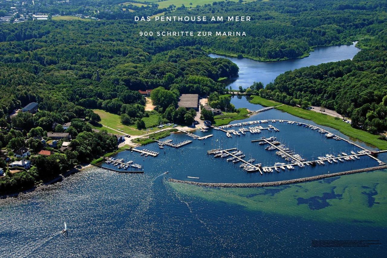 Das Penthouse Am Meer - Logenplatz An Der Foerde - 글룩스부르크 외부 사진